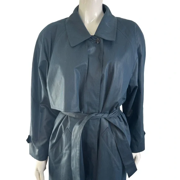 VTG London Fog Maincoats Trench | 3M Thinsulate Lined Belted Coat - Picture 3 of 8